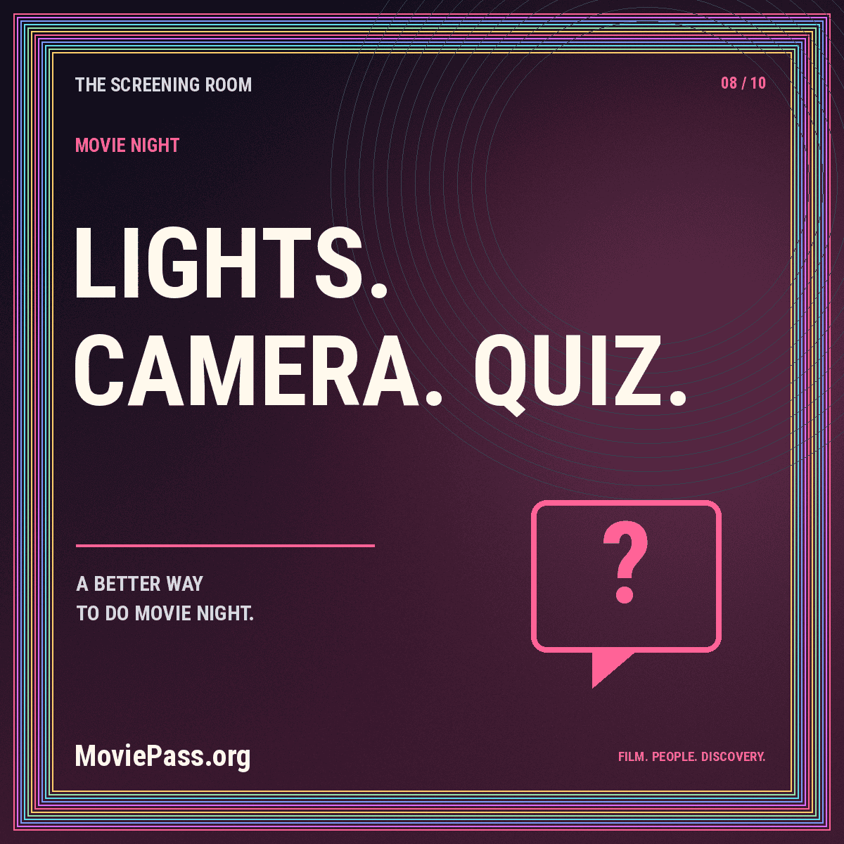 LIGHTS. CAMERA. QUIZ. — How to Host a Movie Trivia Night Everyone Can Enjoy