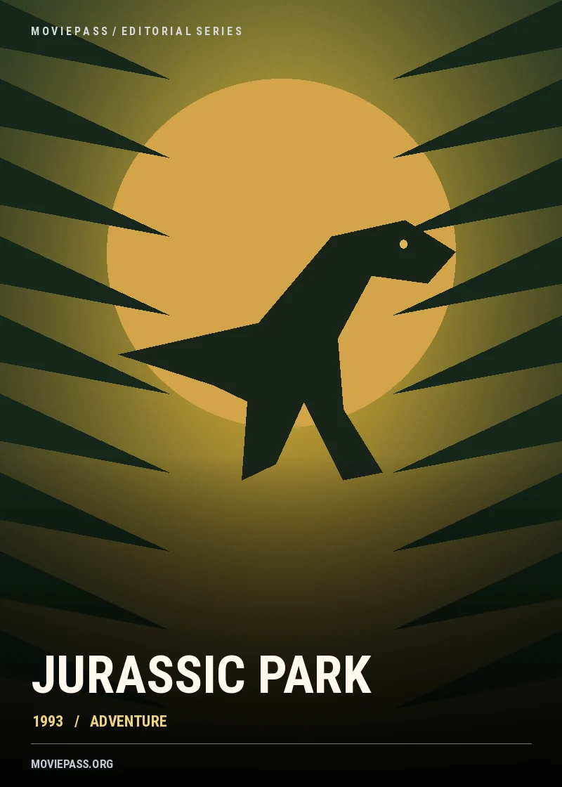 Original editorial artwork for Jurassic Park