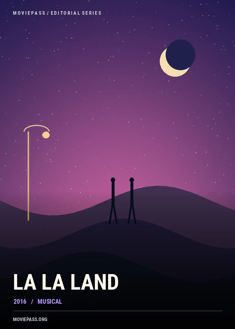 Original editorial artwork for La La Land